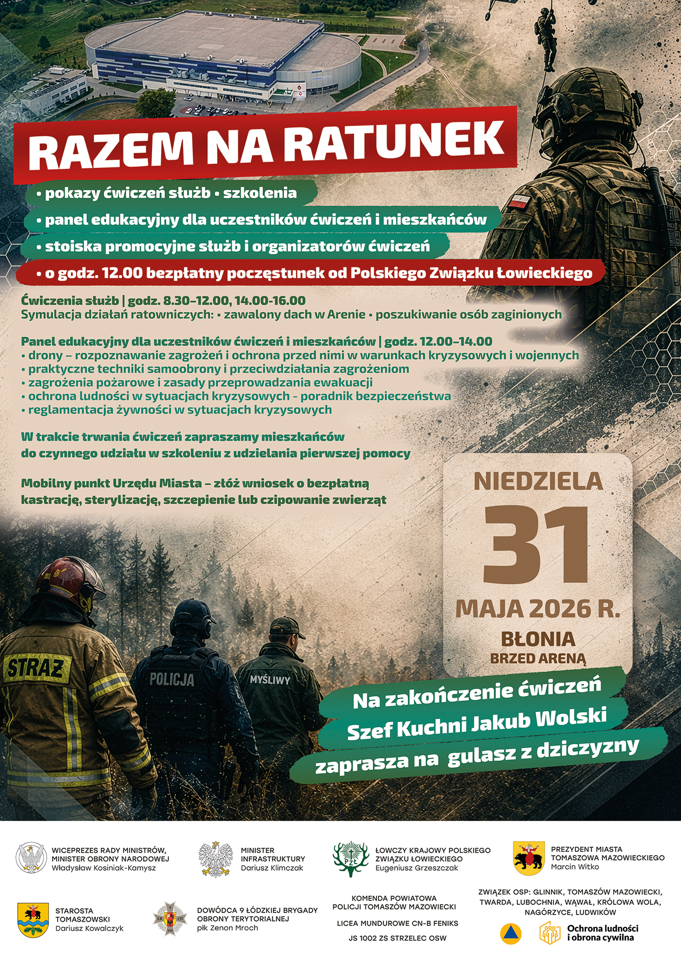 aktualność: Razem na Ratunek – ćwiczenia również dla mieszkańców