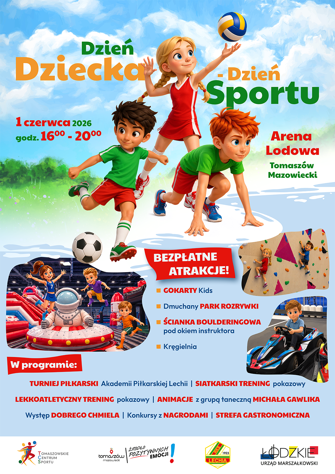 aktualność: Dzień Dziecka i Dzień Sportu w Arenie Lodowej