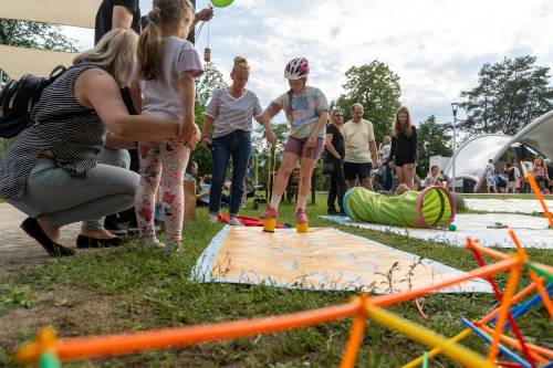 Dzień Dziecka na Przystani Miejskiej nad Pilicą -zabawy sportowo-animacyjne