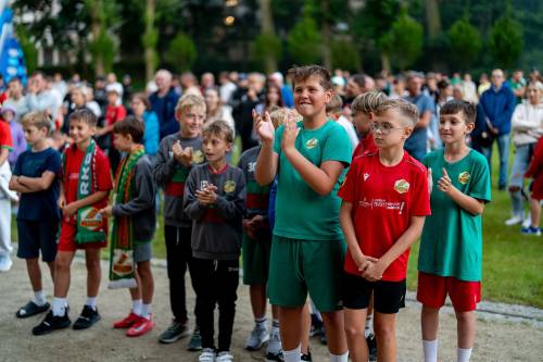 Młodzi zawodnicy Akademii Piłkarskiej Lechii